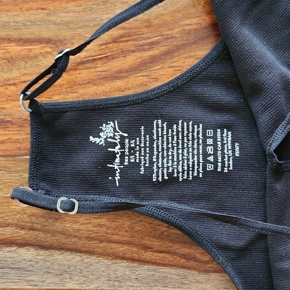 Beautiful, Sexy, Free People one piece, Body Suit, Size M/L, NWOT, Black - Picture 2 of 6